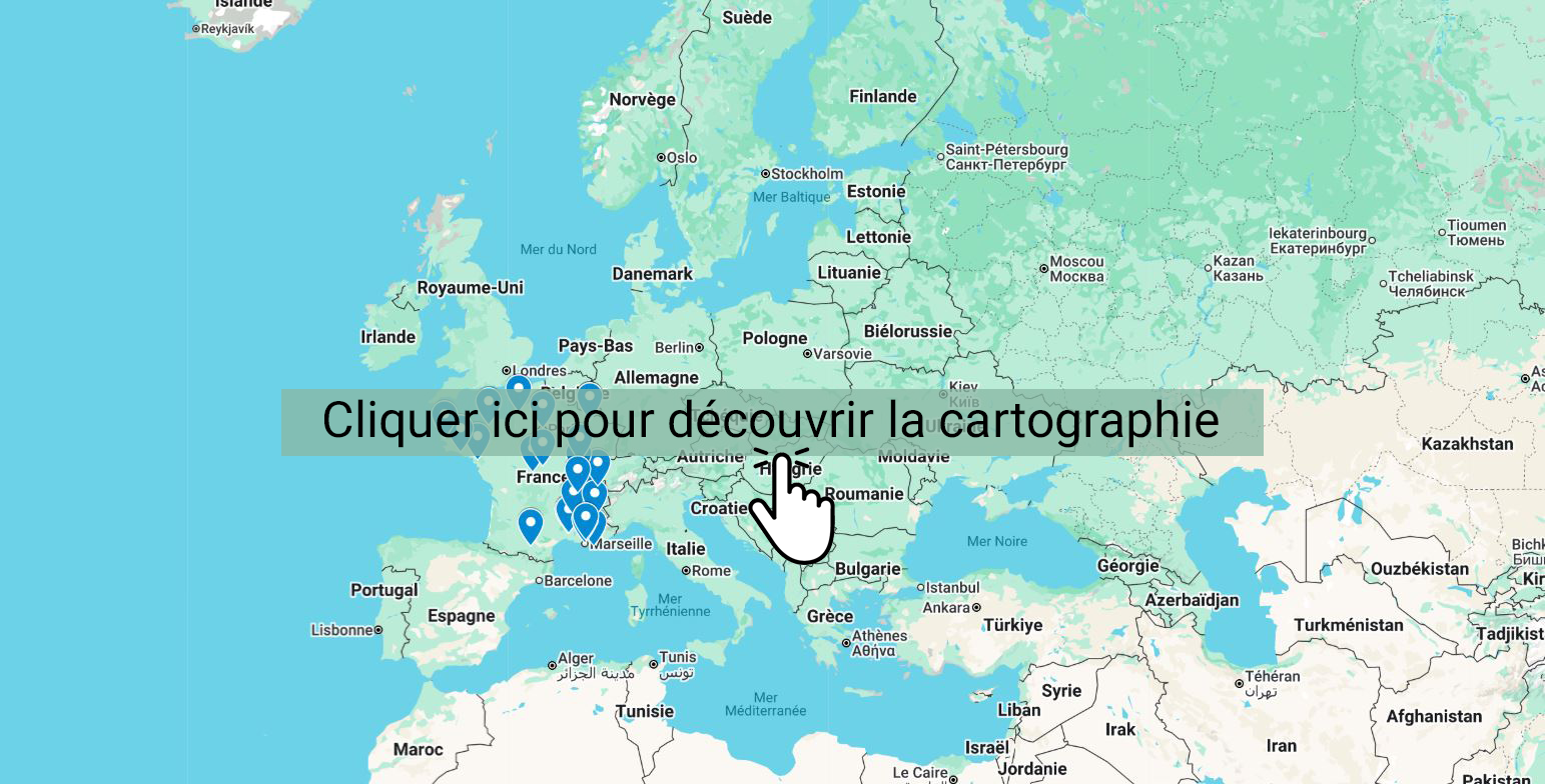 Cartographie des événements de mobilisation en France