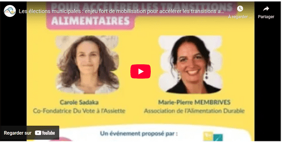 Atelier du vote à l&rsquo;assiette Youtube